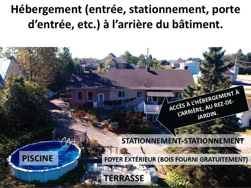 Au pied des Monts-Valin, hébergement touristique Saint-Honoré Esterno foto